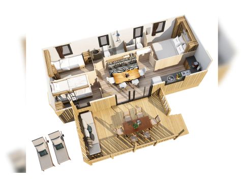 BUNGALOW 6 personnes - SUNLODGE BIGLEAF