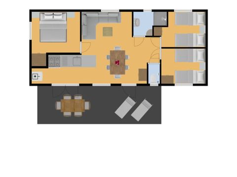 Mobilhome 6 personnes - Chambon