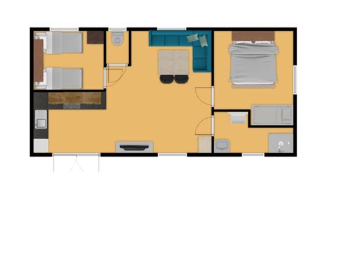 Chalet 4 personnes - Carrelet