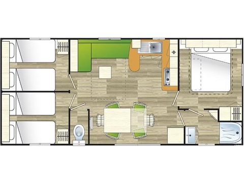 BUNGALOW 6 personnes - Cottage BAOBAB