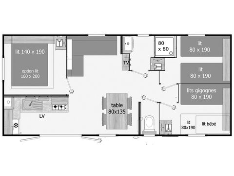 BUNGALOW 6 personnes - OPALIA