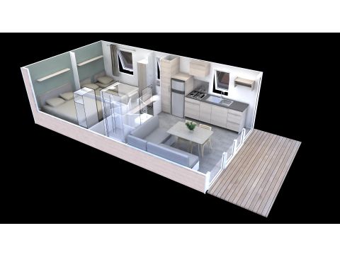 BUNGALOW 6 personnes - CASITA LIMON - 26m²- 2 chambres