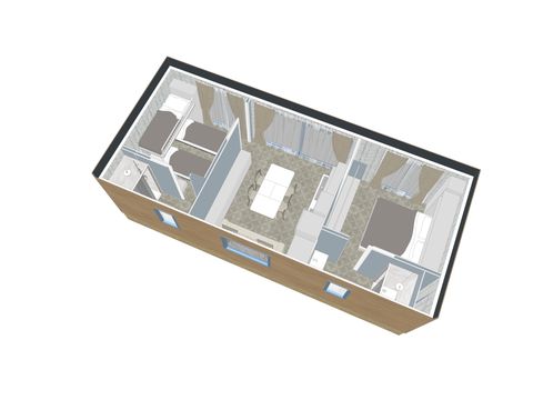 BUNGALOW 5 personnes - Maxicaravan JACUZZI VIEW