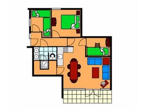 BUNGALOW 6 personnes - KV6