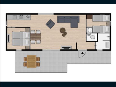 LODGE 4 personnes - L4K Confort