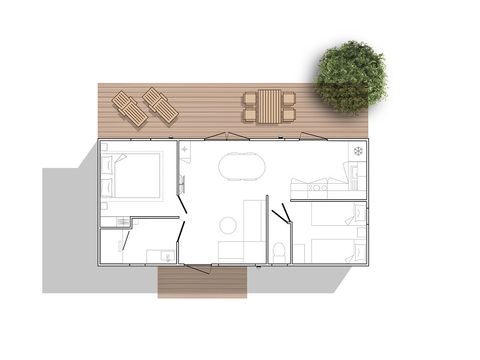 BUNGALOW 4 personnes - SUNELIA Luxe 2ch