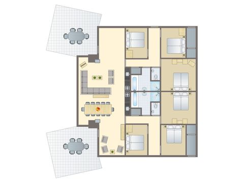 MAISON 12 personnes - 12C