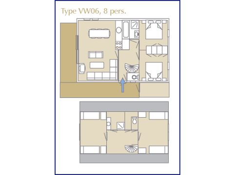 BUNGALOW 8 personnes - VW06