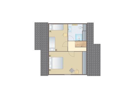 Bungalow 4 personnes - 4-persoons kinderwoning