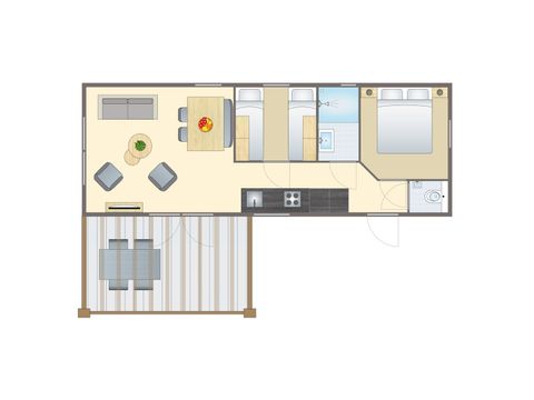 Chalet 4 personnes - Chiens 4BD