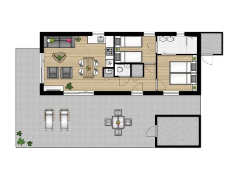 LODGE 4 personnes - 4A