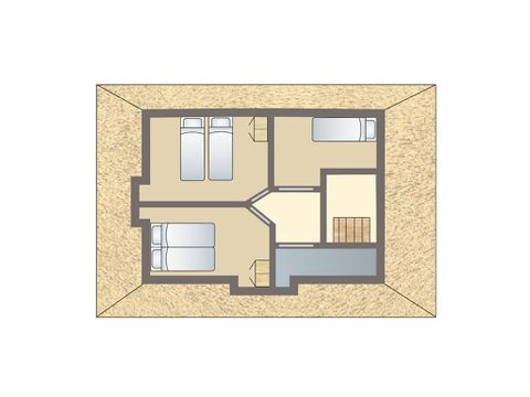 Bungalow 5 personnes - 5C
