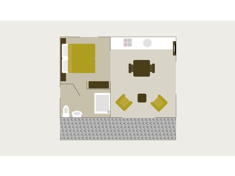 LODGE 4 personnes - Hôtel