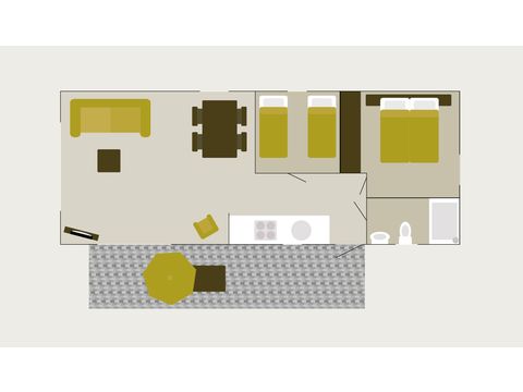 CHALET 4 personnes - Veluwe lodge avec sauna