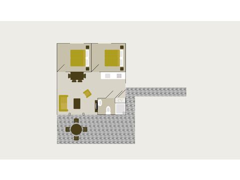 BUNGALOW 4 personnes - Collines