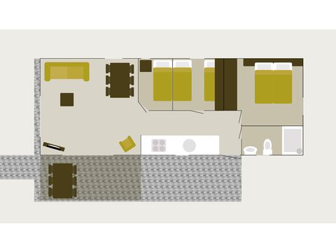 LODGE 6 personnes - Veluwelodge XL avec bain à remous