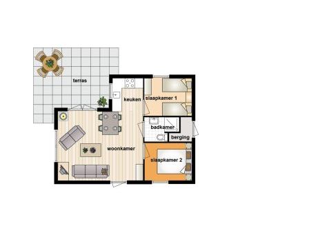 BUNGALOW 4 personnes - Den