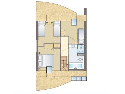 MAISON 6 personnes - Zoo pour enfants 6CEK