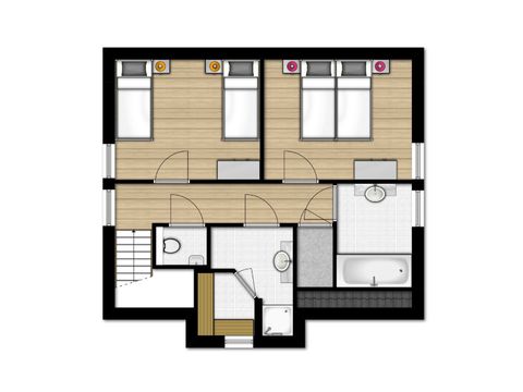 VILLA 6 personnes - Watervilla 6B Luxe