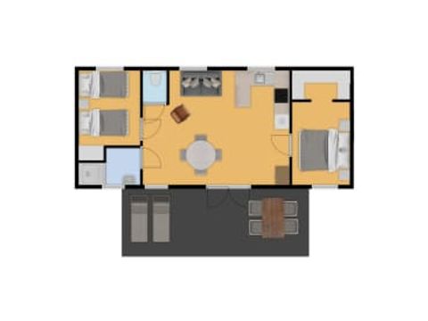 CHALET 4 personnes - le canard de la Couronne