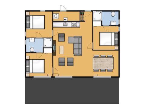 BUNGALOW 6 personnes - la bouée