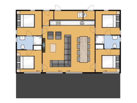 BUNGALOW 8 personnes - le Bevelander