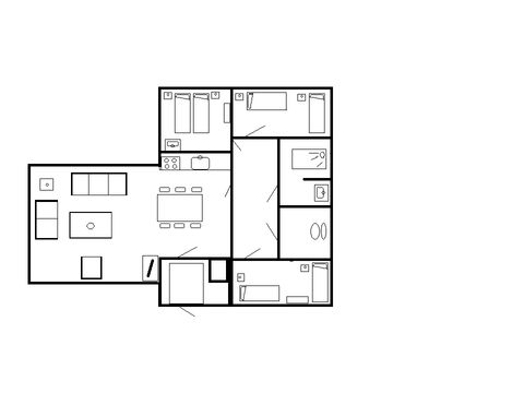 BUNGALOW 6 personnes - Confort jumelé