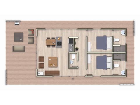 BUNGALOW 4 personnes - Woody Lodge Florian