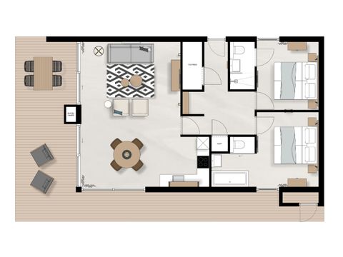 Maison 4 personnes - Birdie
