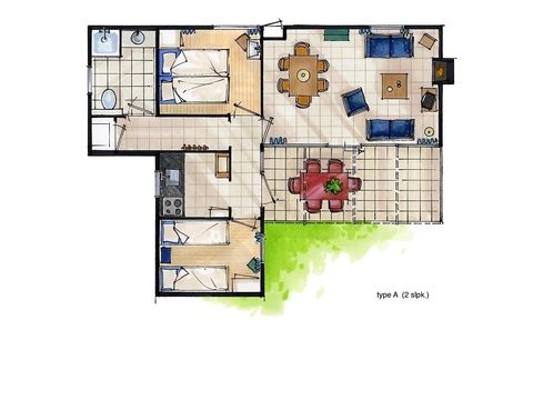 BUNGALOW 4 personnes - A