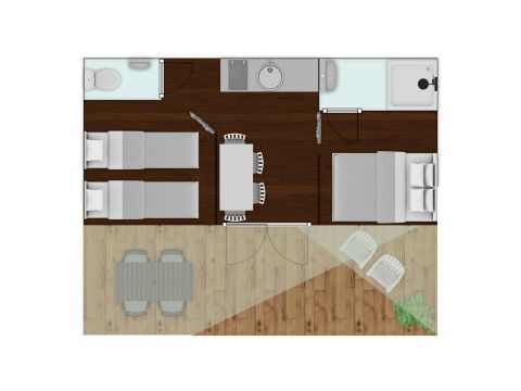 HÉBERGEMENT INSOLITE 4 personnes - Cottage Midi Suite