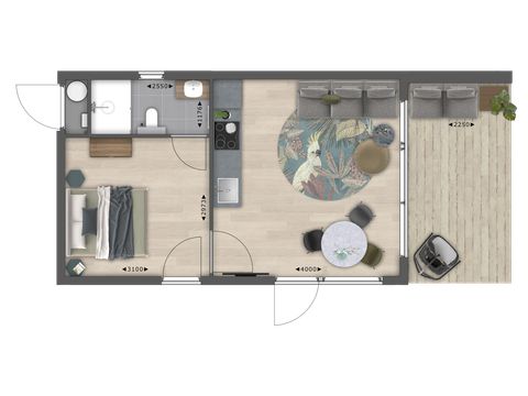 MAISON 2 personnes - Amalia