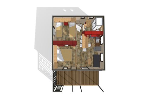 CHALET 6 personnes - Supérieur 2 chambres