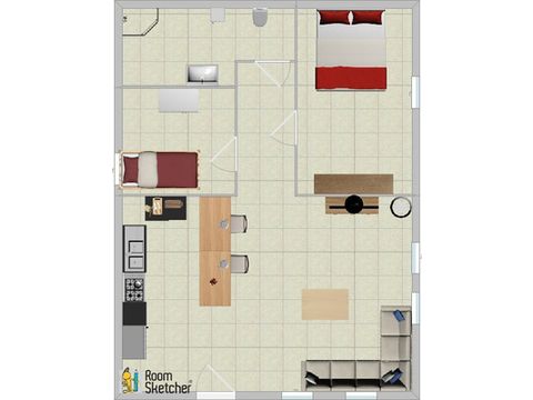 BUNGALOW 4 personnes - Au bord de l'étang